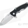 Hinderer Eklipse 3" Harpoon Spanto Stonewashed S35VN Black Tri-Way Flipper -Outlet Flippers Store 0740