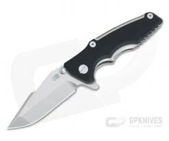 Hinderer Eklipse 3" Harpoon Spanto Stonewashed S35VN Black Tri-Way Flipper