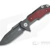 Hinderer Knives Full Track Spanto S35VN Battle Black Red G10 Tri-Way Pivot Flipper -Outlet Flippers Store 0747
