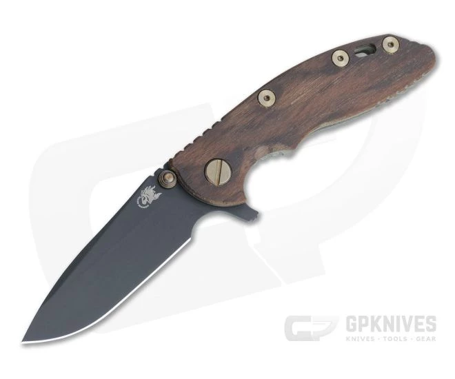 Hinderer XM-18 3" Vintage Series GEN 6 Parkerized O1 Spear Point Smooth Walnut Battle Green Tri-Way Pivot Flipper 0765 3 Hinderer XM-18 3" Vintage Series GEN 6 Parkerized O1 Spear Point Smooth Walnut Battle Green Tri-Way Pivot Flipper 0765