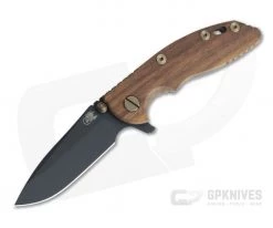 Hinderer XM-18 3" Vintage Series GEN 6 Parkerized O1 Spear Point Smooth Walnut Battle Green Tri-Way Pivot Flipper 0766