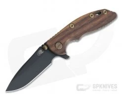 Hinderer XM-18 3" Vintage Series GEN 6 Parkerized O1 Spear Point Smooth Walnut Battle Green Tri-Way Pivot Flipper 0771