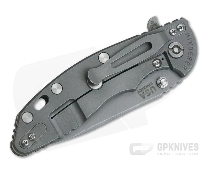 Hinderer Knives XM-18 3.5" Slicer Black G10 20CV Working Finish Tri-Way Flipper 4 Hinderer Knives XM-18 3.5" Slicer Black G10 20CV Working Finish Tri-Way Flipper - Image 2