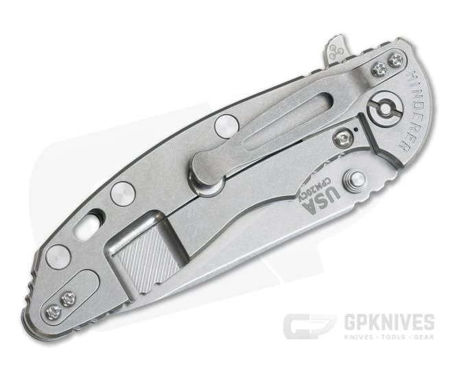 Hinderer Knives XM-18 3.5" Slicer Black G10 20CV Stonewashed Tri-Way Flipper 4 Hinderer Knives XM-18 3.5" Slicer Black G10 20CV Stonewashed Tri-Way Flipper - Image 2