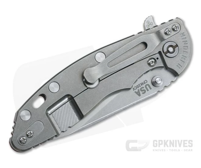 Hinderer Knives XM-18 3.5" Slicer Red G10 20CV Stonewashed Tri-Way Flipper 4 Hinderer Knives XM-18 3.5" Slicer Red G10 20CV Stonewashed Tri-Way Flipper - Image 2