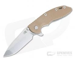 Hinderer XM-18 3.5" Tri-Way Flipper Spanto Stonewashed 20CV Coyote G10 0802