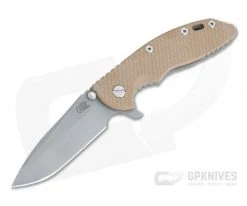 Hinderer XM-18 3.5" Tri-Way Flipper Spanto Working Finish 20CV Coyote G10 0805