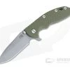 Hinderer XM-18 3.5" Tri-Way Flipper Spanto Working Finish 20CV Green G10 0807 -Outlet Flippers Store 0807 1