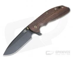 Hinderer XM-24 4" Vintage Series Parkerized O1 Spear Point Smooth Walnut Battle Green Tri-Way Pivot Flipper 0811