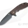 Hinderer XM-24 4" Vintage Series Parkerized O1 Spear Point Smooth Walnut Battle Green Tri-Way Pivot Flipper 0812 -Outlet Flippers Store 0812