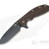 Hinderer XM-24 4" Vintage Series Parkerized O1 Spear Point Textured Walnut Battle Green Tri-Way Pivot Flipper 0815 -Outlet Flippers Store 0815