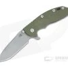 Hinderer XM-18 3.5" Tri-Way Flipper Spanto WF 20CV OD Green G10 WF Frame 0829 -Outlet Flippers Store 0829