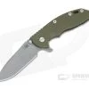Hinderer XM-18 3.5" OD Green G10 Tri-Way Spear Point WF 20CV Battle Bronze Ti 0840 -Outlet Flippers Store 0840