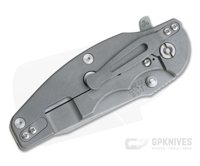 Hinderer Knives Jurassic Working Finish S35VN Spear Point Scaled Black G10 Tri-Way Pivot Flipper 0846 4 Hinderer Knives Jurassic Working Finish S35VN Spear Point Scaled Black G10 Tri-Way Pivot Flipper 0846 - Image 2