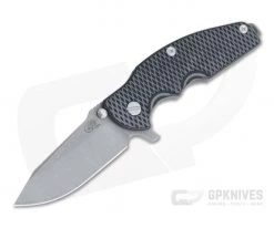 Hinderer Knives Jurassic Working Finish S35VN Spear Point Grey/Black G10 Tri-Way Pivot Flipper 0847