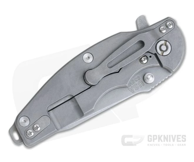 Hinderer Knives Jurassic Working Finish S35VN Spear Point OD Green G10 Tri-Way Pivot Flipper 0854 4 Hinderer Knives Jurassic Working Finish S35VN Spear Point OD Green G10 Tri-Way Pivot Flipper 0854 - Image 2