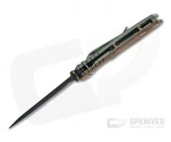 Hinderer XM-18 3" Vintage Series Parkerized O1 Spear Point Smooth Walnut Battle Green Tri-Way Pivot Flipper 0882 -Outlet Flippers Store 0882 3