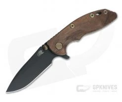 Hinderer XM-18 3" Vintage Series Parkerized O1 Spear Point Smooth Walnut Battle Green Tri-Way Pivot Flipper 0883