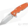 Hinderer Eklipse 3.5" Harpoon Tanto Tri-Way Stonewashed 20CV Orange G10 Blue Flipper 0911 1 Hinderer Eklipse 3.5" Harpoon Tanto Tri-Way Stonewashed 20CV Orange G10 Blue Flipper 0911 -Outlet Flippers Store 0911 1