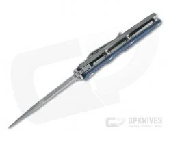 Hinderer Eklipse 3.5" Harpoon Tanto Tri-Way Working Finish 20CV Blue/Black G10 Flipper 0914 -Outlet Flippers Store 0914 3