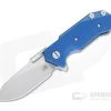 Hinderer Knives Half Track Slicer 20CV Stonewashed Blue Blue G10 Tri-Way Flipper -Outlet Flippers Store 0931 1