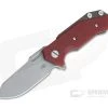 Hinderer Knives Half Track Slicer 20CV Battle Bronze Red G10 Tri-Way Flipper -Outlet Flippers Store 0937 1