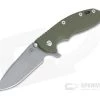 Hinderer XM-18 3.5" Working Finish S45VN Spanto OD Green G10 Tri-Way Flipper 0982 -Outlet Flippers Store 0982 1