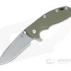 Hinderer XM-18 3.5" Working Finish S45VN Spanto OD Green G10 Battle Bronze Tri-Way Flipper 0998