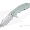 Hinderer XM-18 3.5" Stonewashed 20CV Harpoon Spanto Translucent G10 Blue Tri-Way Flipper 1018 -Outlet Flippers Store 1018 1