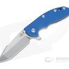 Hinderer XM-18 3.5" Stonewashed 20CV Harpoon Spanto Blue G10 Bronze Tri-Way Flipper 1031 -Outlet Flippers Store 1031