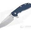 Hinderer XM-24 Sheepsfoot Stonewashed 20CV Blue/Black G10 Tri-Way Pivot Flipper
