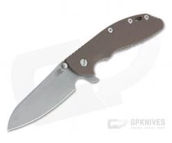 Hinderer XM-24 Sheepsfoot Working Finish 20CV FDE G10 Tri-Way Pivot Flipper