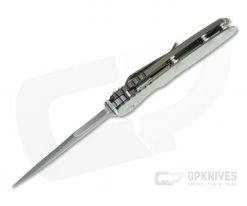 Hinderer XM-18 3.5" Bowie Working Finish 20CV Jade G10 Battle Bronze Tri-Way Flipper 1072 -Outlet Flippers Store 1072 3