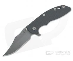 Hinderer XM-18 3.5" Bowie Working Finish 20CV Gray G10 Tri-Way Flipper 1078