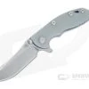 Hinderer XM-18 3" Skinner Stonewashed 20CV Translucent G10 Blue Titanium Tri-Way Pivot Flipper 1109 -Outlet Flippers Store 1109 1 1