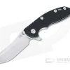 Hinderer XM-18 3" Skinner Stonewashed 20CV Black G10 Titanium Tri-Way Pivot Flipper 1116 -Outlet Flippers Store 1116 1 1