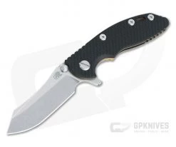 Hinderer XM-18 3" Skinner Stonewashed 20CV Black G10 Bronze Titanium Tri-Way Pivot Flipper 1119