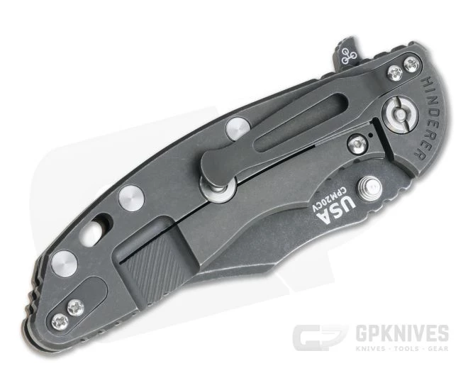 Hinderer XM-18 3.5" Bowie Battle Black 20CV Coyote G10 Tri-Way Flipper 1122 4 Hinderer XM-18 3.5" Bowie Battle Black 20CV Coyote G10 Tri-Way Flipper 1122 - Image 2