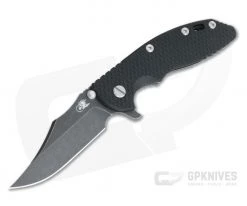 Hinderer XM-18 3.5" Bowie Battle Black 20CV Black G10 Tri-Way Flipper 1123