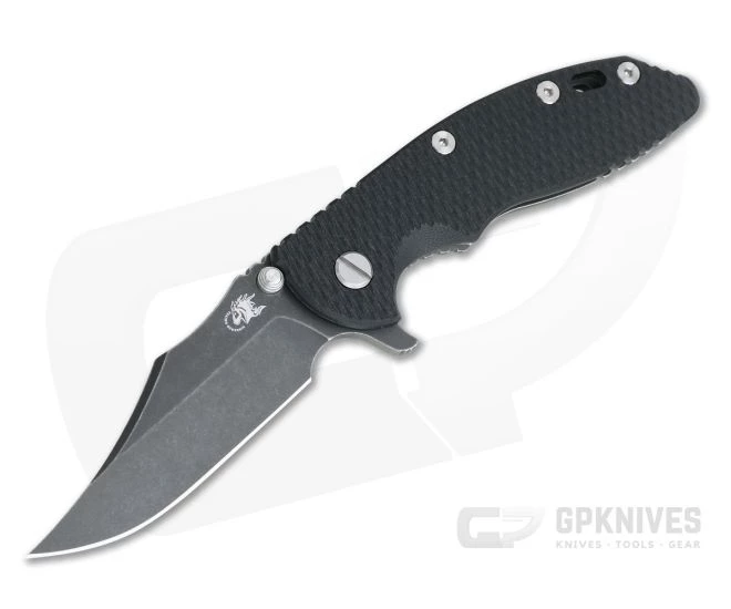 Hinderer XM-18 3.5" Bowie Battle Black 20CV Black G10 Tri-Way Flipper 1123 3 Hinderer XM-18 3.5" Bowie Battle Black 20CV Black G10 Tri-Way Flipper 1123