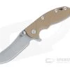 Hinderer XM-18 3" Skinner Working Finish 20CV Coyote G10 Tri-Way Pivot Flipper 1147 -Outlet Flippers Store 1147 1 1