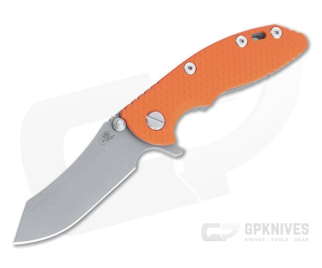 Hinderer XM-18 3" Skinner Working Finish 20CV Orange G10 Tri-Way Pivot Flipper 1150 3 Hinderer XM-18 3" Skinner Working Finish 20CV Orange G10 Tri-Way Pivot Flipper 1150