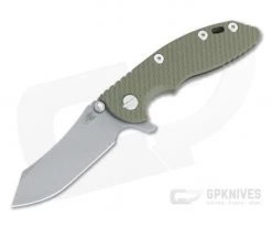 Hinderer XM-18 3" Skinner Working Finish 20CV OD Green G10 Battle Bronze Tri-Way Flipper 1154