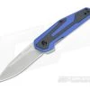 Kershaw Fraxion Blue G10 Carbon Fiber Anso KVT Flipper 1160BLU -Outlet Flippers Store 1160blu 1