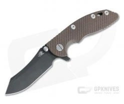 Hinderer XM-18 3" Skinner Battle Black 20CV FDE G10 Tri-Way Pivot Flipper 1172