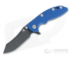 Hinderer XM-18 3" Skinner Battle Black 20CV Blue G10 Tri-Way Pivot Flipper 1173