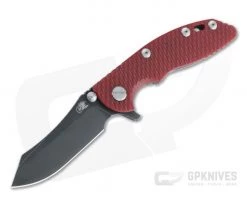 Hinderer XM-18 3" Skinner Battle Black 20CV Red G10 Tri-Way Pivot Flipper 1174