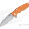 Hinderer Eklipse 3.5" Harpoon Spanto Working Finish 20CV Orange G10 Tri-Way Flipper 1180 -Outlet Flippers Store 1180 1 3