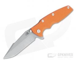 Hinderer Eklipse 3.5" Harpoon Spanto Working Finish 20CV Orange G10 Tri-Way Flipper 1180