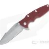 Hinderer Eklipse 3.5" Harpoon Spanto Working Finish 20CV Red G10 Tri-Way Flipper 1181 -Outlet Flippers Store 1181 1 1